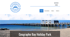 Desktop Screenshot of geographebayholidaypark.com.au